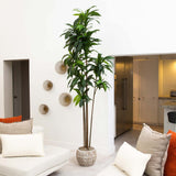 10' Artificial Dracaena Tree with Real Touch Leaves