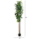 10' Artificial Dracaena Tree with Real Touch Leaves