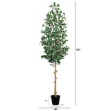 10' Artificial Eucalyptus Tree