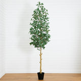 10' Artificial Eucalyptus Tree