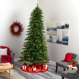 10' Belgium Fir “Natural Look” Artificial Christmas Tree with 1050 Clear LED Lights