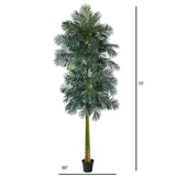 10' Double Stalk Golden Cane Artificial Palm Tree