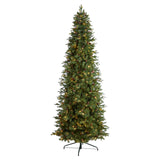 10' Fraser Fir Artificial Christmas Tree with 780 LED Lights and 2327 Bendable Branches