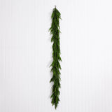 10' Artificial Real Touch Norfolk Island Pine Garland with Natural Look