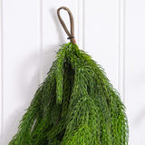 10' Artificial Real Touch Norfolk Island Pine Garland with Natural Look