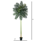10' Golden Cane Artificial Palm Tree