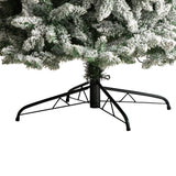 10' Slim Flocked Montreal Fir Artificial Christmas Tree