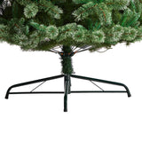 10' Wisconsin Slim Snow Tip Pine Artificial Christmas Tree with 1050 Clear LED Lights