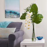 3' Phalaenopsis Orchid and Pothos Artificial Arrangement