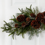 30” Pine & Pine Cone Swag