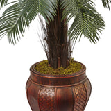 3.5' Cycas Tree in Wood Planter