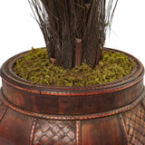 3.5' Cycas Tree in Wood Planter