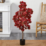 4' Autumn Pomegranate Artificial Tree