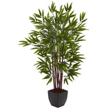 4' Bamboo Silk Tree w/Planter