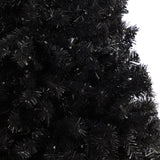 4' Black Artificial Christmas Tree with 170 Clear LED Lights