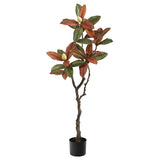 4' Fall Magnolia Artificial Tree