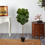 4' Fiddle Leaf Tree UV Resistant (Indoor/Outdoor)