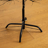 4' Pre-Lit Artificial Halloween Black Starburst Tree with 800 Fairy Warm White LED Lights