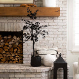 4' Artificial Halloween Black Maple Tree