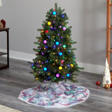 4' Montana Mountain Fir Multi Color Artificial Christmas Tree