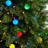 4' Montana Mountain Fir Multi Color Artificial Christmas Tree