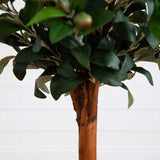 4' Olive Topiary Silk Tree