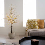 4' Pre-Lit Artificial Twig Tree with 240 Warm White LED Lights