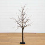 4' Pre-Lit Artificial Twig Tree with 240 Warm White LED Lights