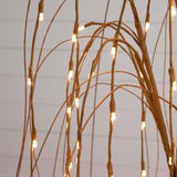 4' Pre-Lit Artificial Willow Tree with 120 Warm White LED Lights