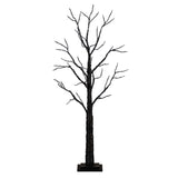 4' Pre-Lit Artificial Halloween Twig Tree with 240 Orange & Purple LED Lights