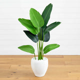 4' Travelers Artificial Palm Tree in Oval Planter