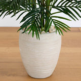 4.5' Areca Palm Artificial Tree in Sand Colored Planter