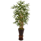 4.5' Bamboo Tree in Bamboo Planter