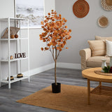 5' Autumn Eucalyptus Artificial Tree