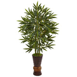 5' Bamboo Tree in Bamboo Planter