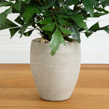 5' Fishtail Palm Artificial Tree in Sand Colored Planter