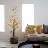 5' Pre-Lit Artificial Twig Tree with 360 Warm White LED Lights