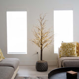 5' Pre-Lit Artificial Twig Tree with 360 Warm White LED Lights