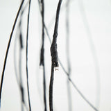 5' Pre-Lit Halloween Black Willow Artificial Fall Tree with 144 Orange & Purple LED Lights
