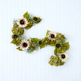 5' White Sunflower and Hydrangea Artificial Garland
