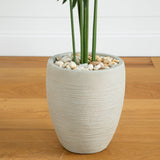 5.5' Paradise Artificial Palm Tree in Sand Colored Planter