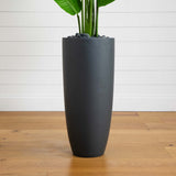 5.5' Traveler's Palm Artificial Tree in Gray Planter