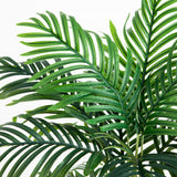 5.5' Triple Areca Palm Artificial Tree in White Planter