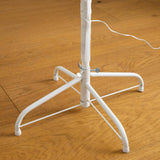 6' Pre-Lit Artificial White Starburst Tree with 1680 Fairy Warm White LED Lights