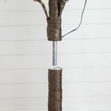 6' Pre-Lit Artificial Twig Tree with 480 Warm White LED Lights