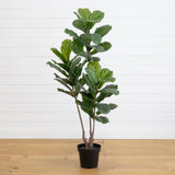 65” Fiddle Leaf Tree UV Resistant (Indoor/Outdoor)