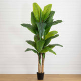 7.5' Banana Artificial Tree