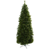 7.5' Cashmere Slim Christmas Tree w/Clear Lights