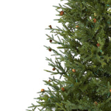 7.5' Classic Pine & Pine Cone Christmas Tree