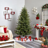 7.5' Classic Pine & Pine Cone Christmas Tree